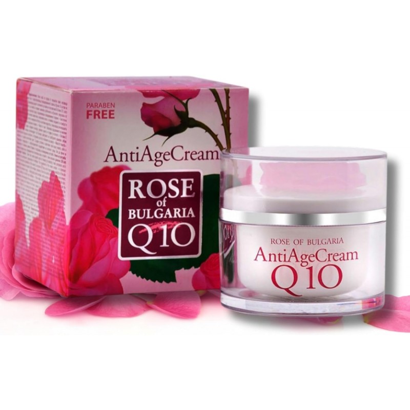 Crema Antiarrugas Q10 Regenerante - Rosa de Bulgaria 50 ml