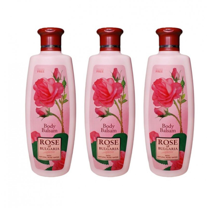 Loción corporal Rosa de Bulgaria 3x330 ml OFERTA