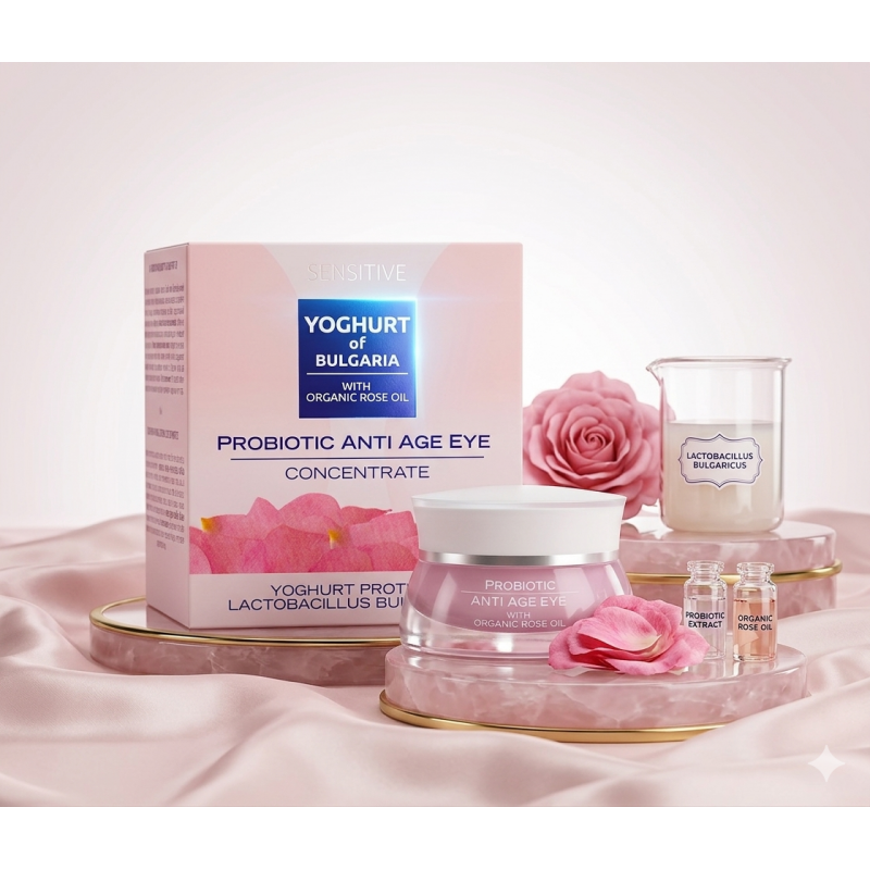 Contorno de Ojos Yogur de Bulgaria | Efecto Lifting y Anti-Ojeras