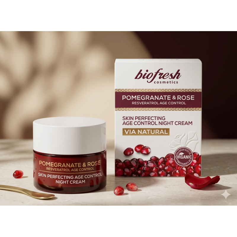 Crema de Noche Anti-Edad Vía Natural Granada 50ml
