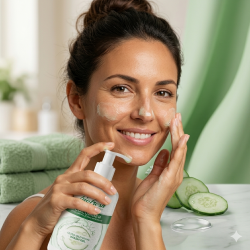 Gel Limpiador Facial Ultra Suave con Triple Hialurónico y Pepino 220 ml