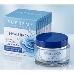 Crema de Día Ultra Hidratante con Ácido Hialurónico
Supreme Luxury Skin Care (50 ml)