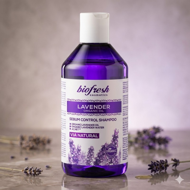 Champú Anticaspa y Control de Sebo Lavanda 300ml | Via Natural