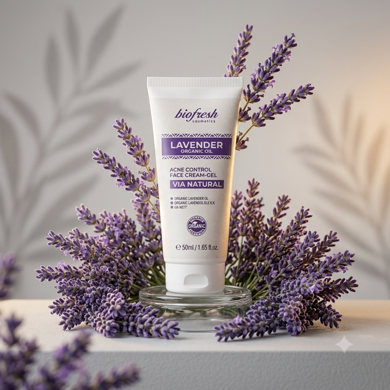 Crema-Gel Facial Acné Lavanda Orgánica 50ml | Clean Beauty