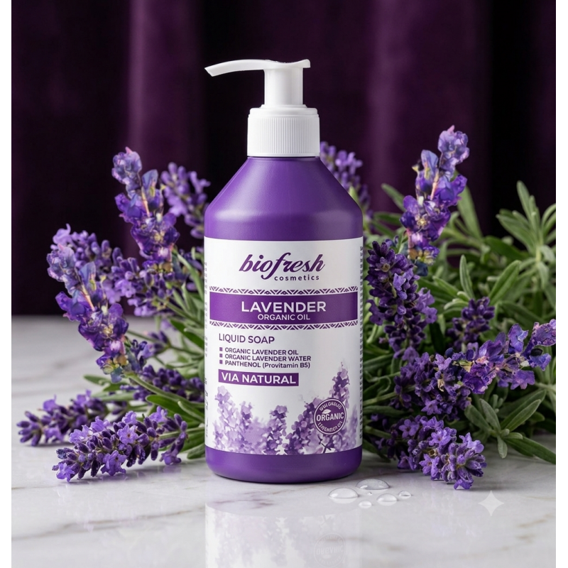 Jabón Líquido de Aceite Orgánico de Lavanda 300 ml
