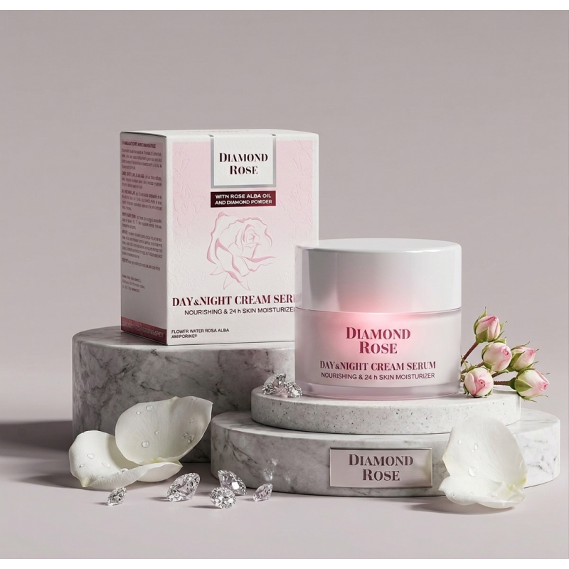 Sérum en Crema Diamond Rose 50ml | Antiarrugas 24h Efecto Gloss