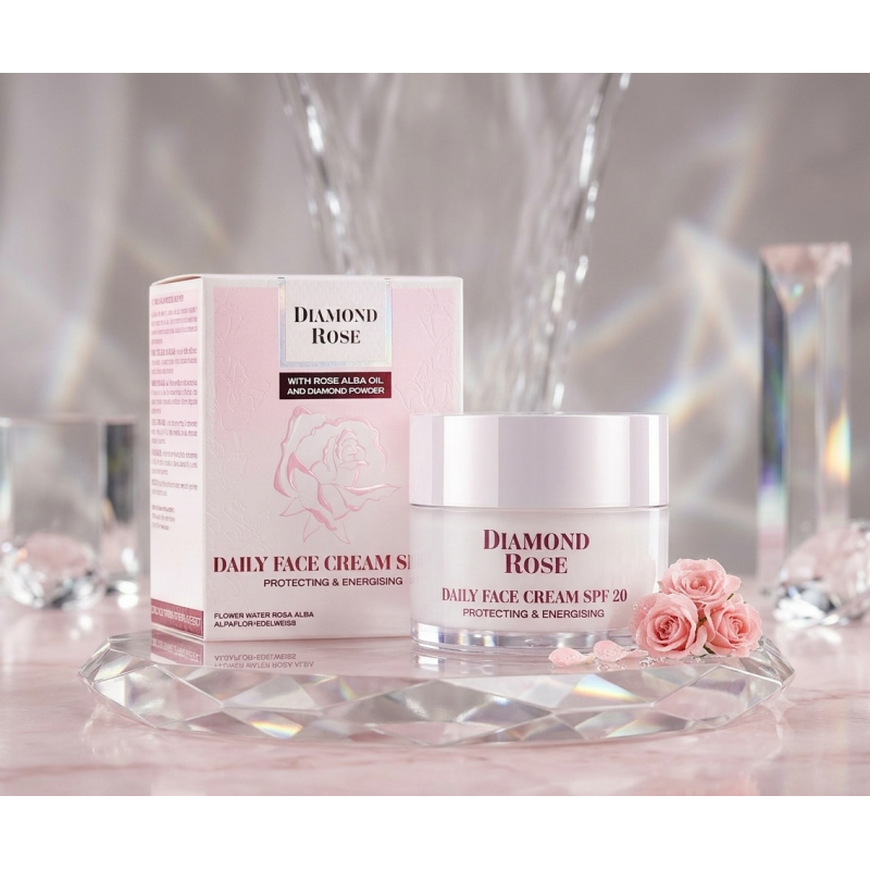 Crema Facial Antiedad y Antimanchas SPF 20 Diamond Rose 50 ml