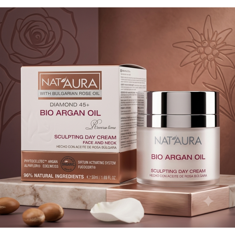Crema Día Para Esculpir El Rostro Reestructurante Diamond 45 + Nataura 50 ml
