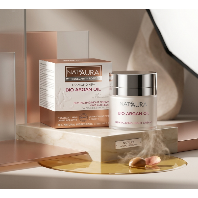Crema Noche Revitalizante Facial Diamond 45 + Nataura 50 ml