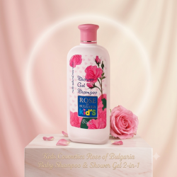 Gel de Baño y Champú Bebés-Rosa de Bulgaria 200 ml