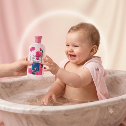Gel de Baño y Champú Bebés-Rosa de Bulgaria 200 ml