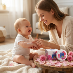 Crema Hidratante Infantil - Bebé - Rosa de Bulgaria 75 ml