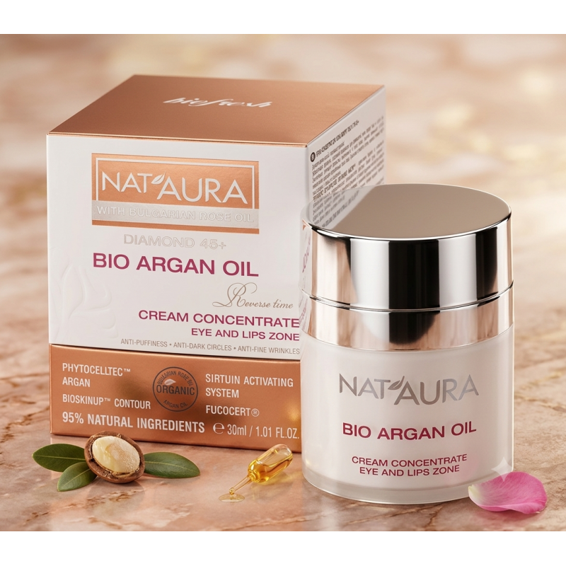 Contorno de Ojos y Labios  Crema Concentrada Diamond 45 + Nataura 30 ml