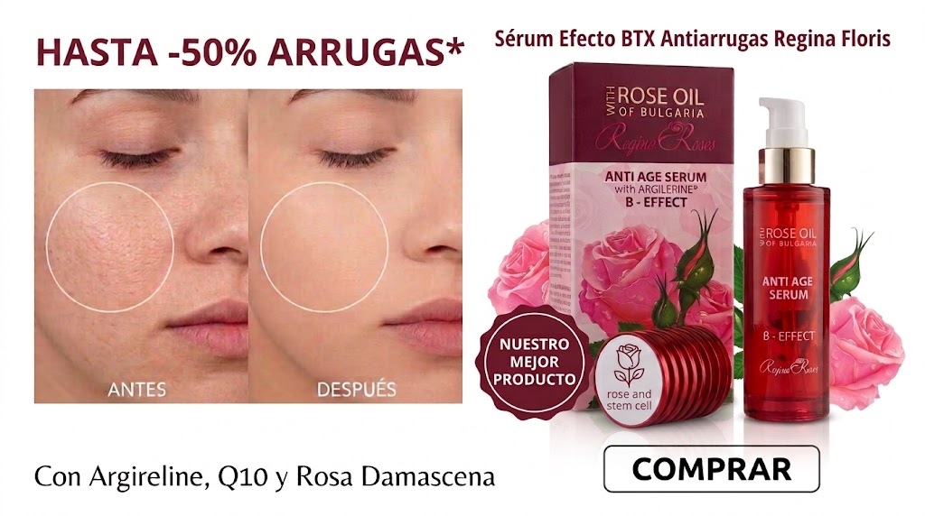 Óvalo facial más firme y definido. Efecto BTX.  Argireline.